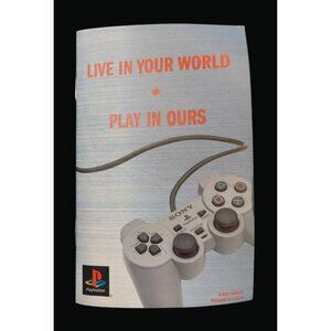 Vintage Sony PlayStation 1 Instruction Manual Set R01 E